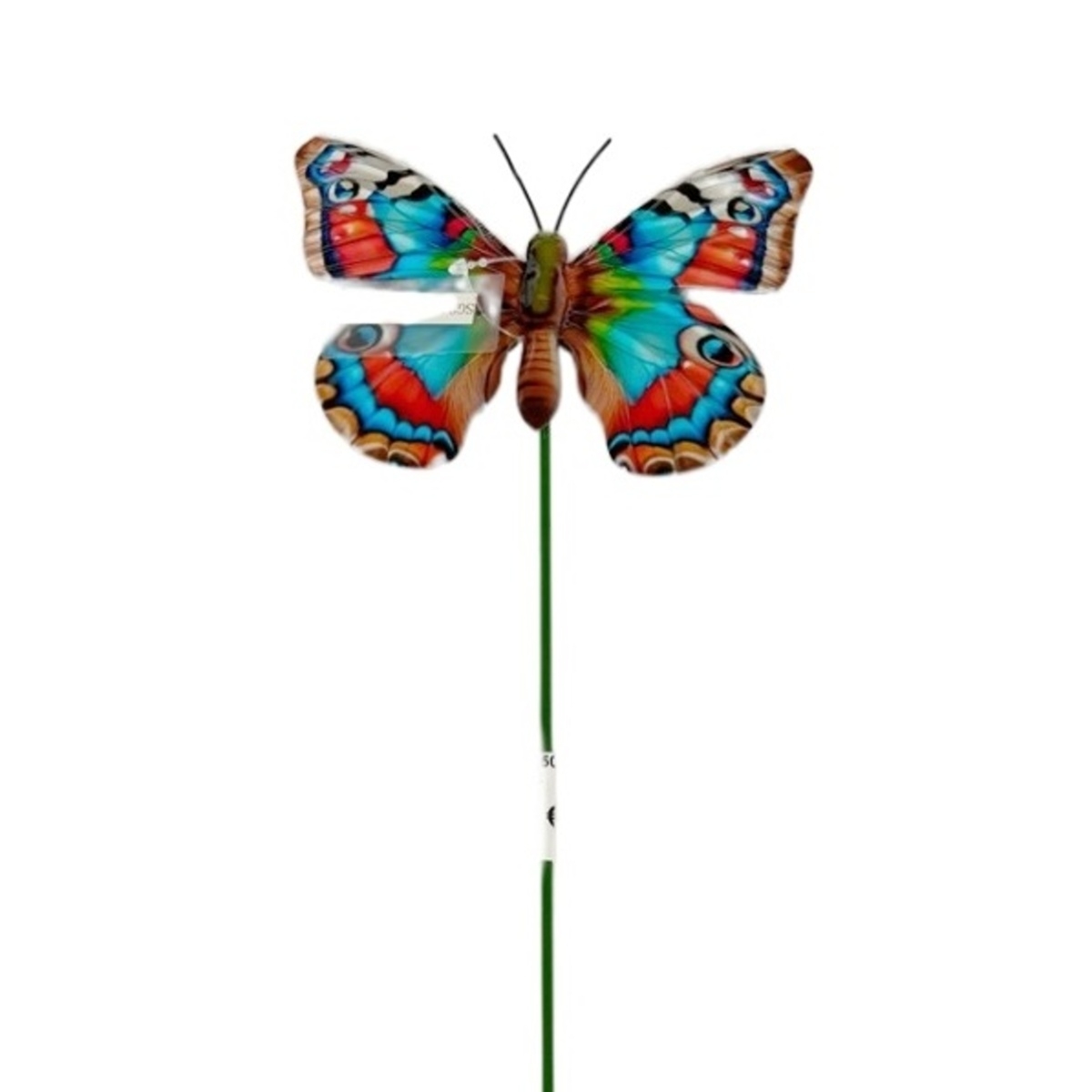 Zápichy - Zápich motýl kovový 51cm