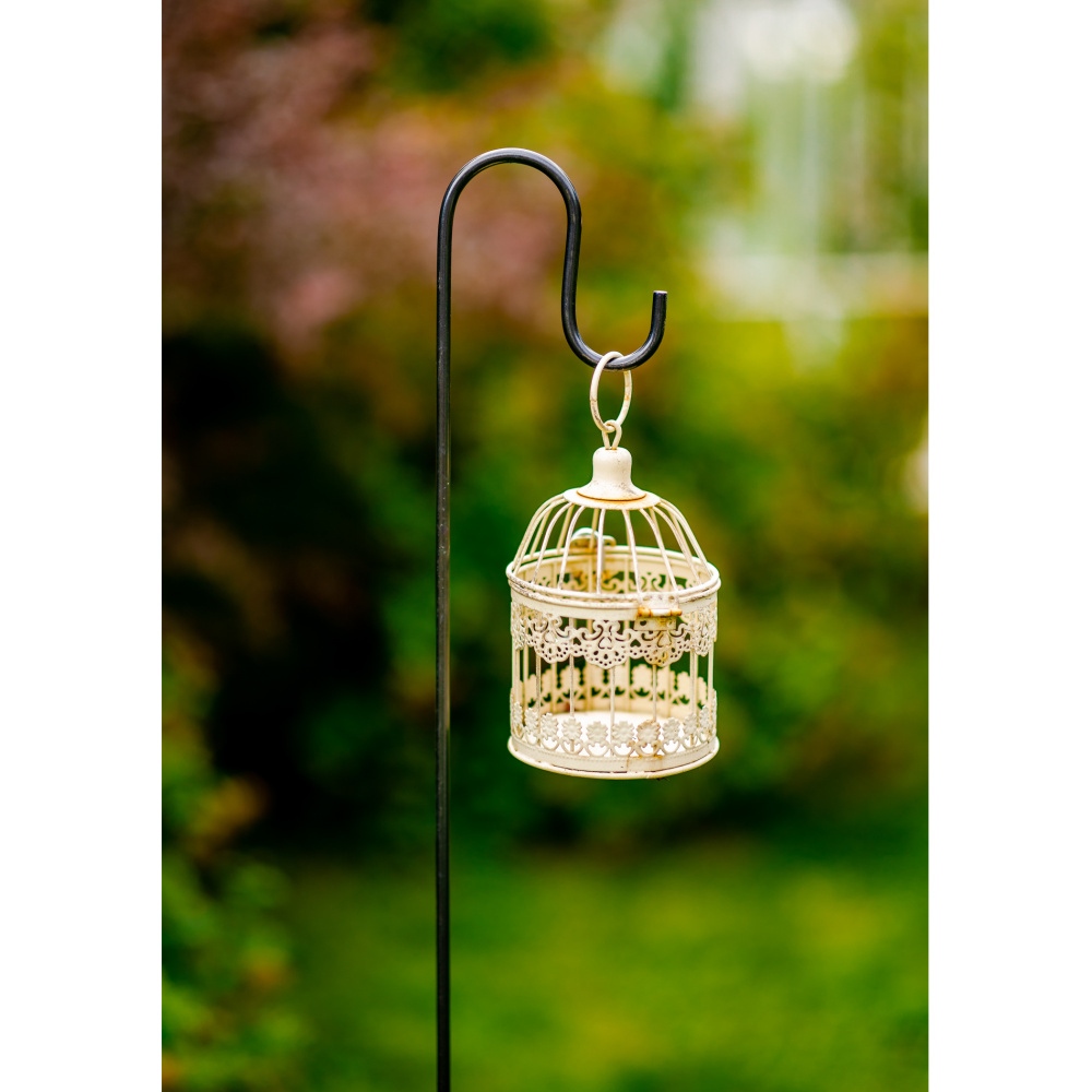 Zápich na lucernu/závěsný květináč MOLOPO kovový černý 120/150/175/218cm-0