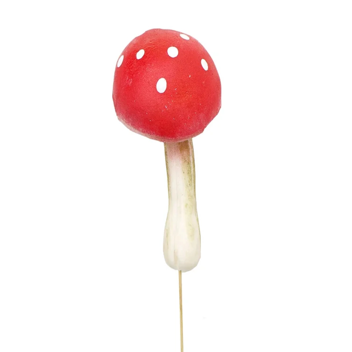Zápichy - Zápich pěnová muchomůrka 11x6cm