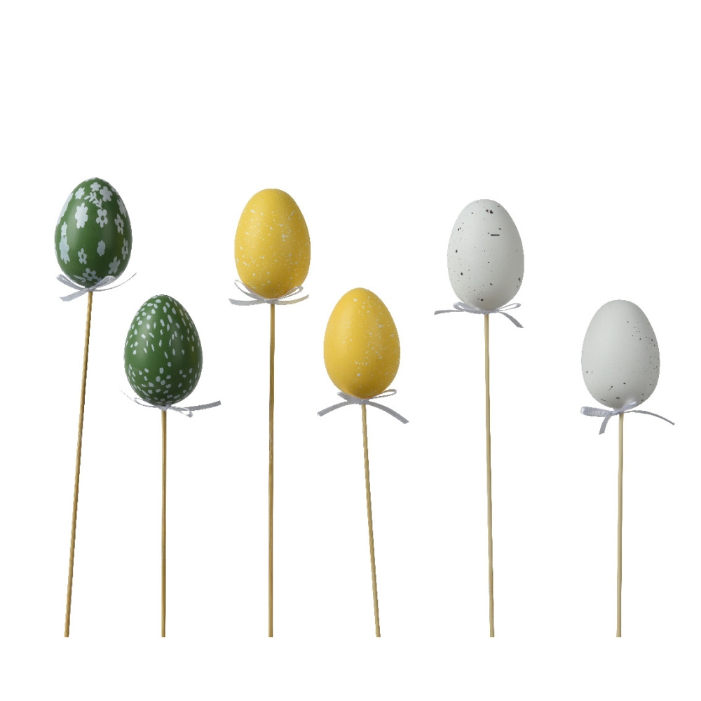 Zápichy - Zápich vejce polystyrenové mix 30cm