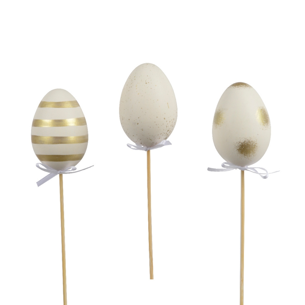 Zápichy - Zápich vejce polystyrenové mix 35cm