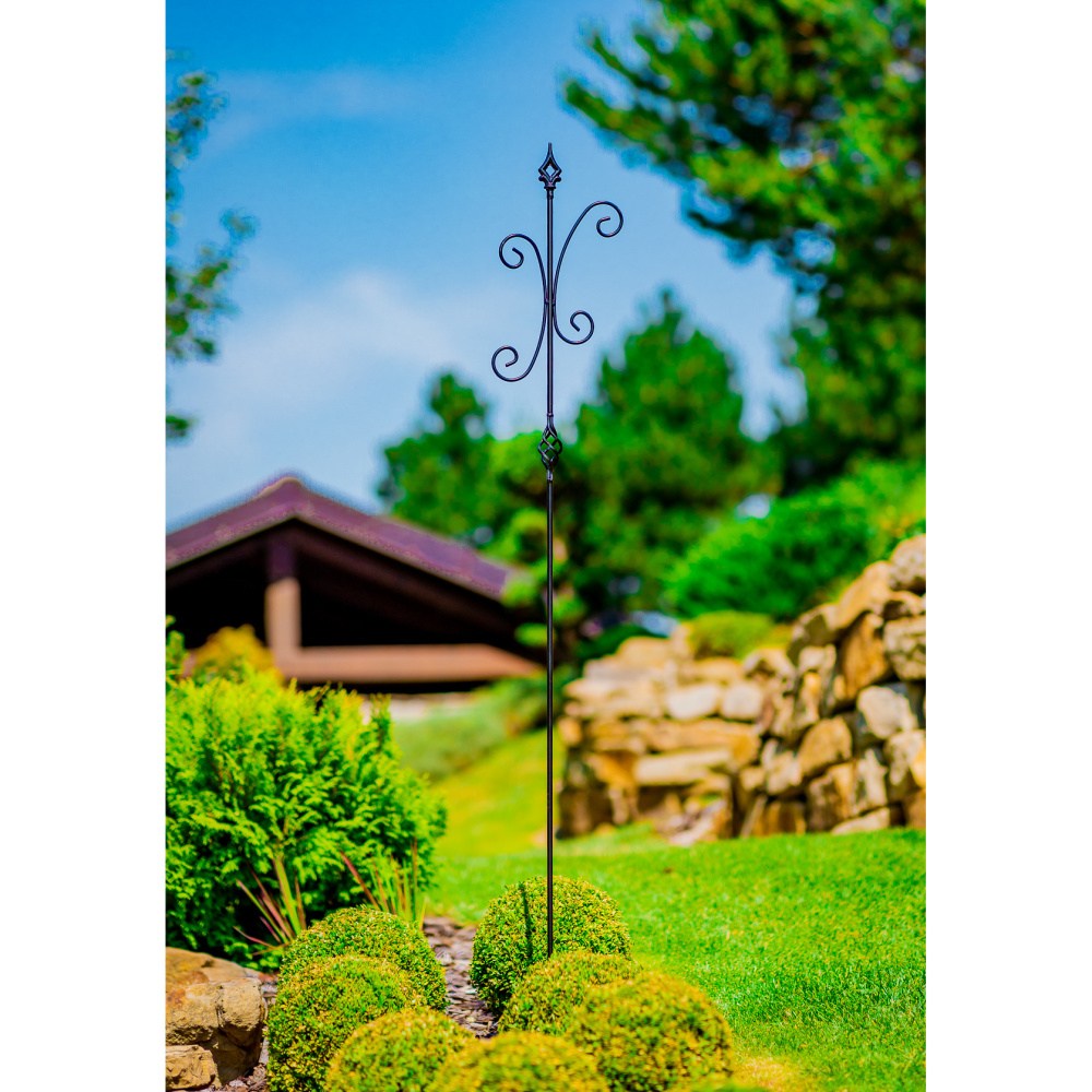 Zápich zahradní CLARIS kovový černý 180cm-0