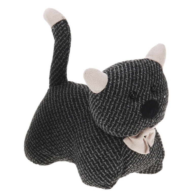 Designové doplňky - Zarážka dveří kočka 20cm