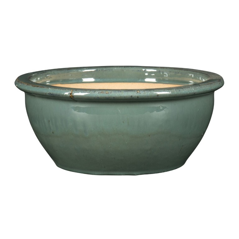 Květináče - Žardina IB-BOLOGNA 01N 30cm glazovaná zelená