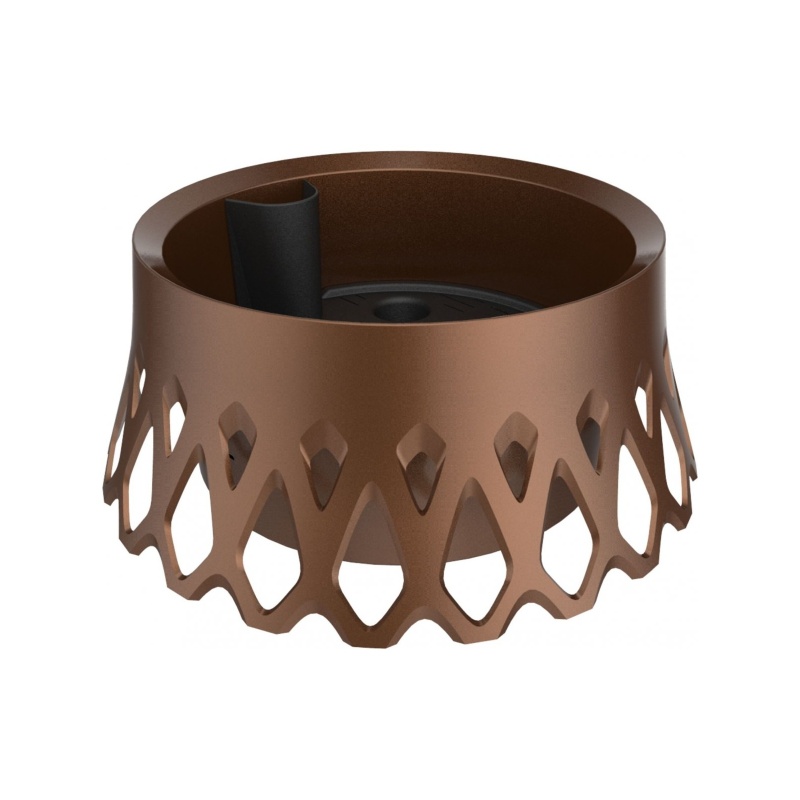 Plastové květináče - Žardina samozavlažovací plastová ROSETA bronzová 40cm