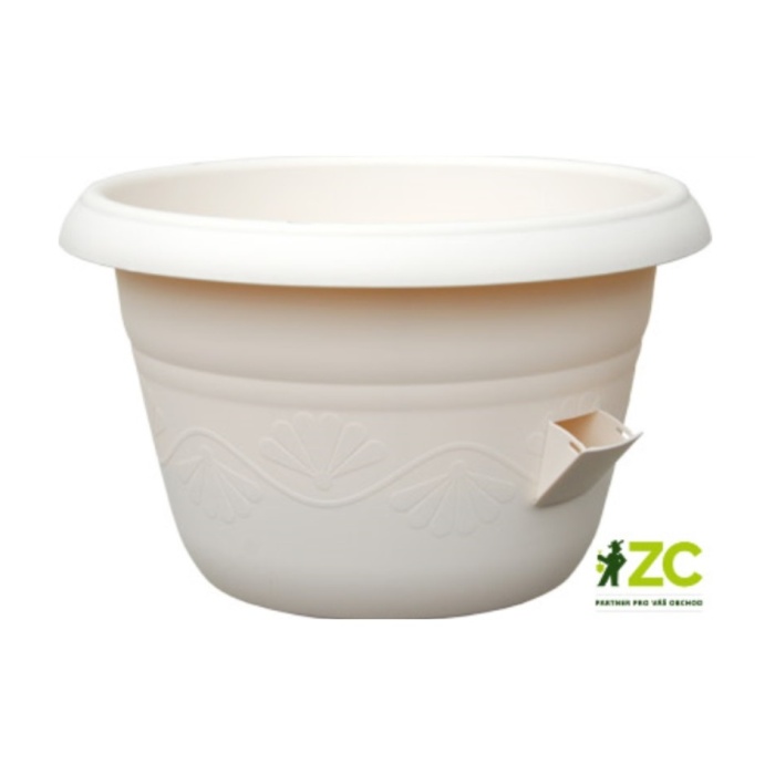 Květináče - Žardina samozavlažovací SIESTA slonová kost 30cm