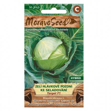 Osivo zeleniny - Zelí ke skladování TARGET F1 pozdní (MS)