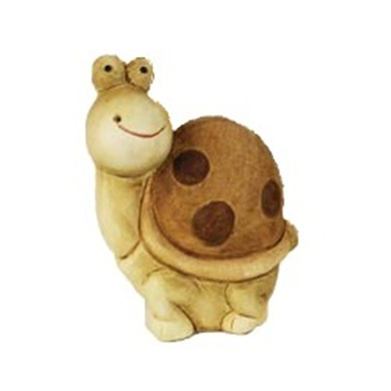 Dekorační figurky zvířat - Želva keramická v tašce 4cm mix