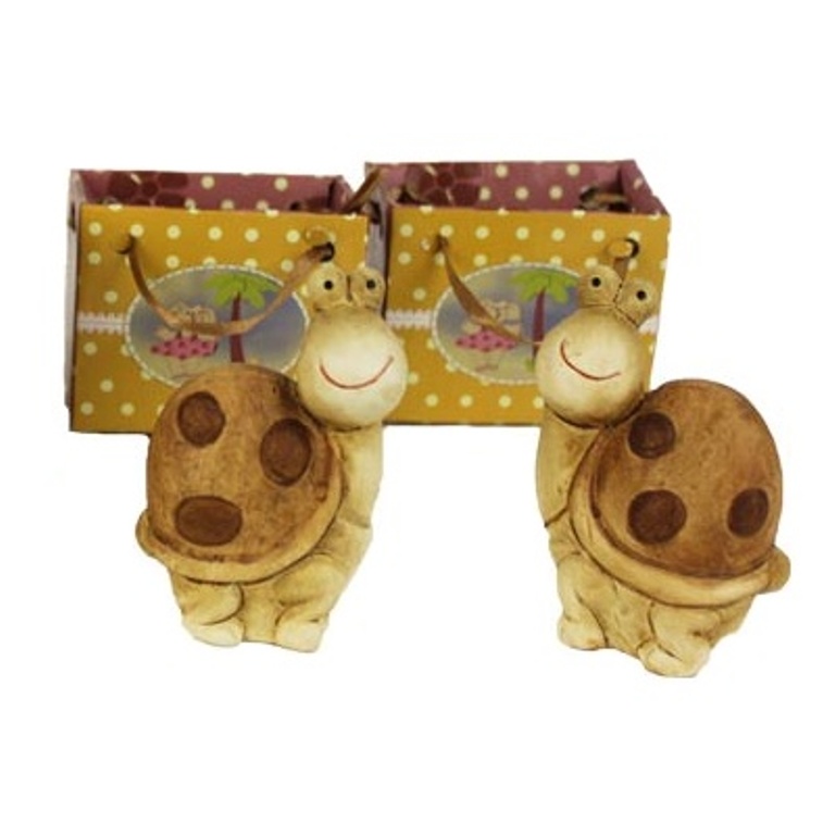 Želva keramická v tašce 4cm mix-0