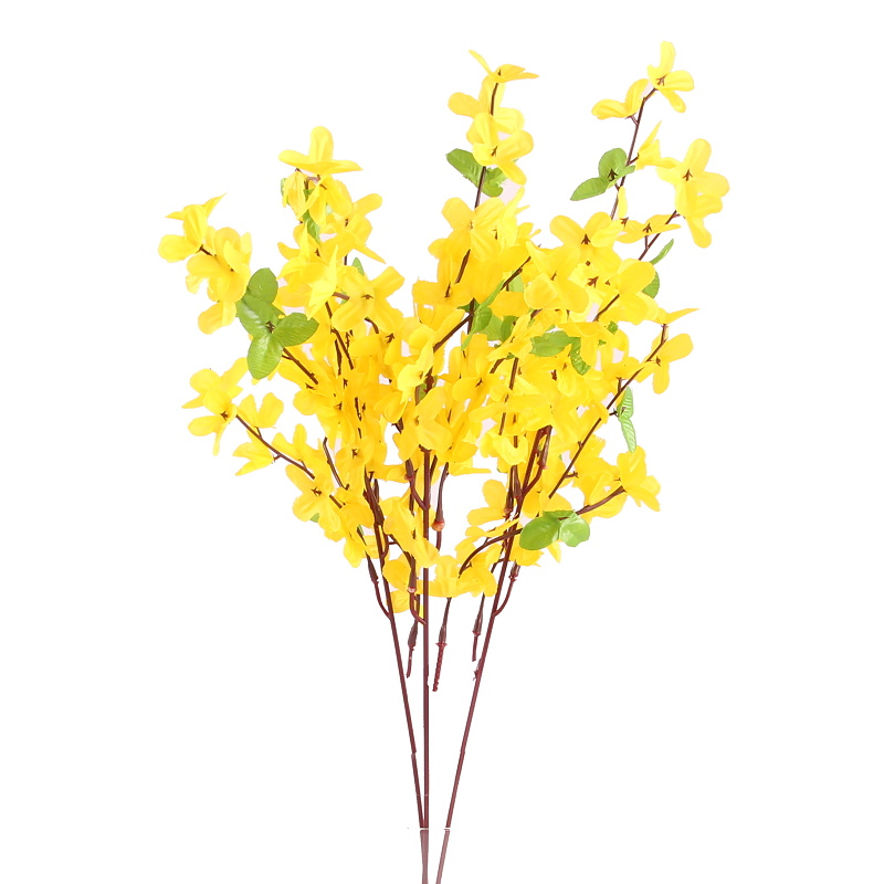 Jarní umělé květiny - Zlatice umělá 50cm