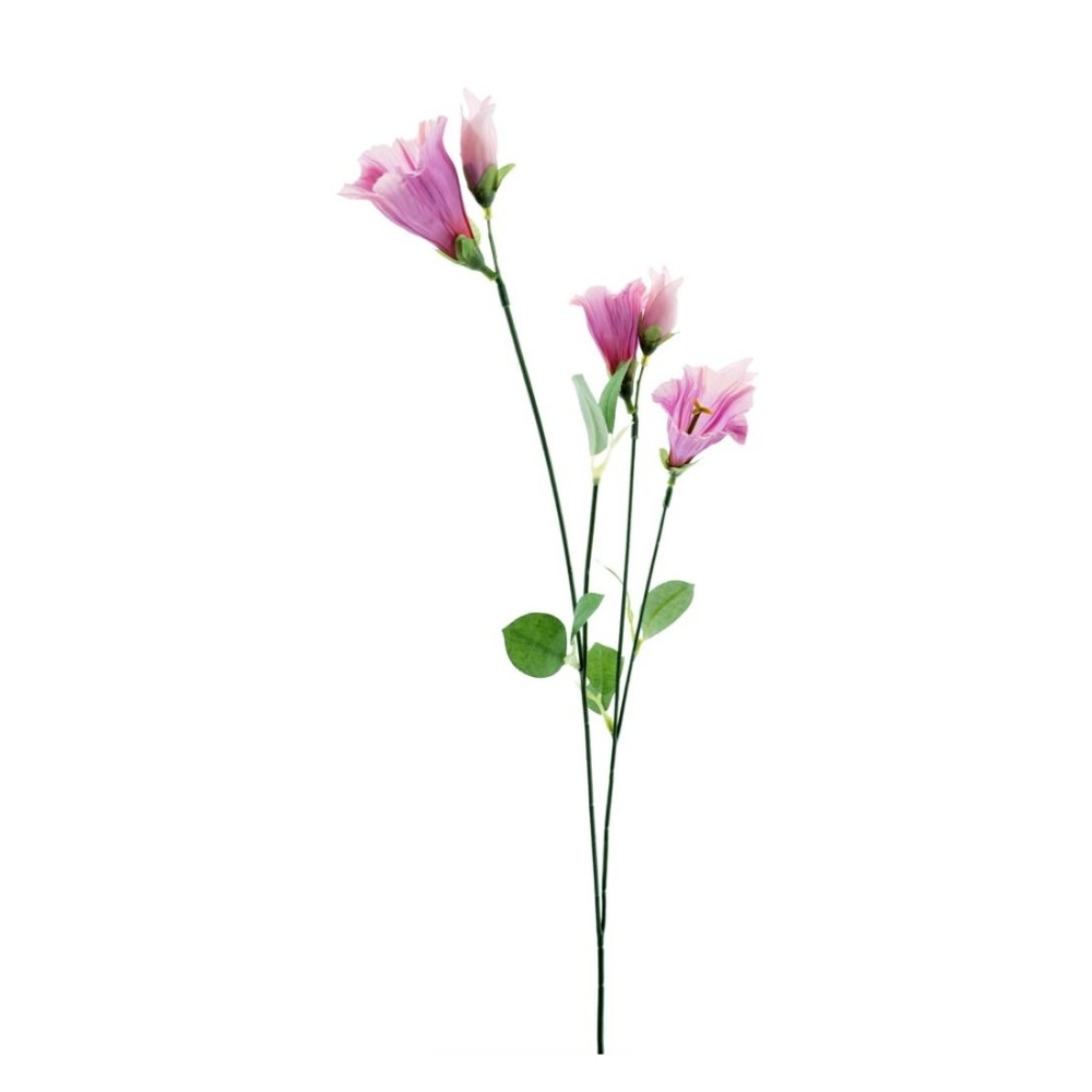 Letní umělé květiny - Zvonek řezaný umělý růžový 60cm